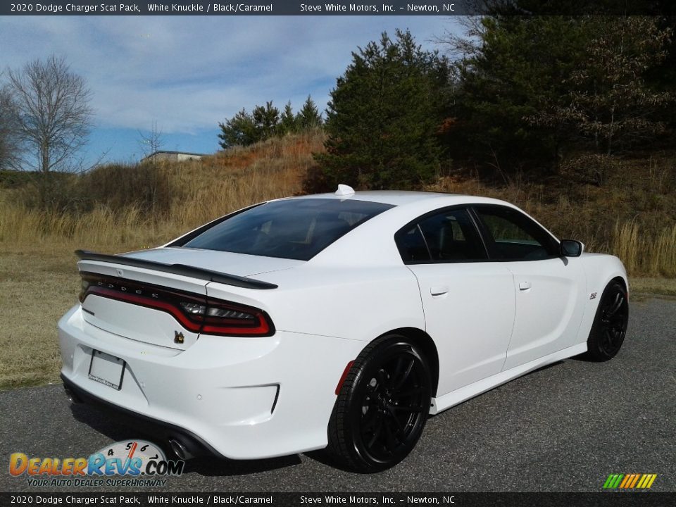 2020 Dodge Charger Scat Pack White Knuckle / Black/Caramel Photo #6