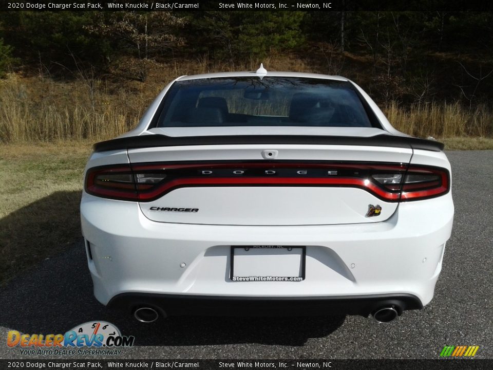 2020 Dodge Charger Scat Pack White Knuckle / Black/Caramel Photo #7