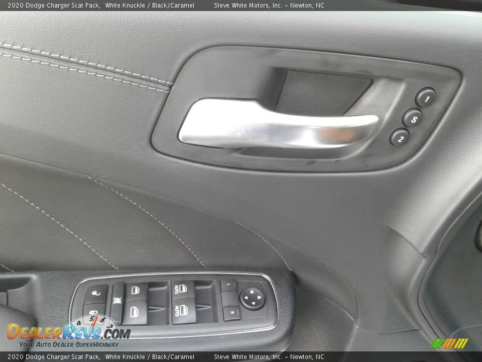 2020 Dodge Charger Scat Pack White Knuckle / Black/Caramel Photo #11