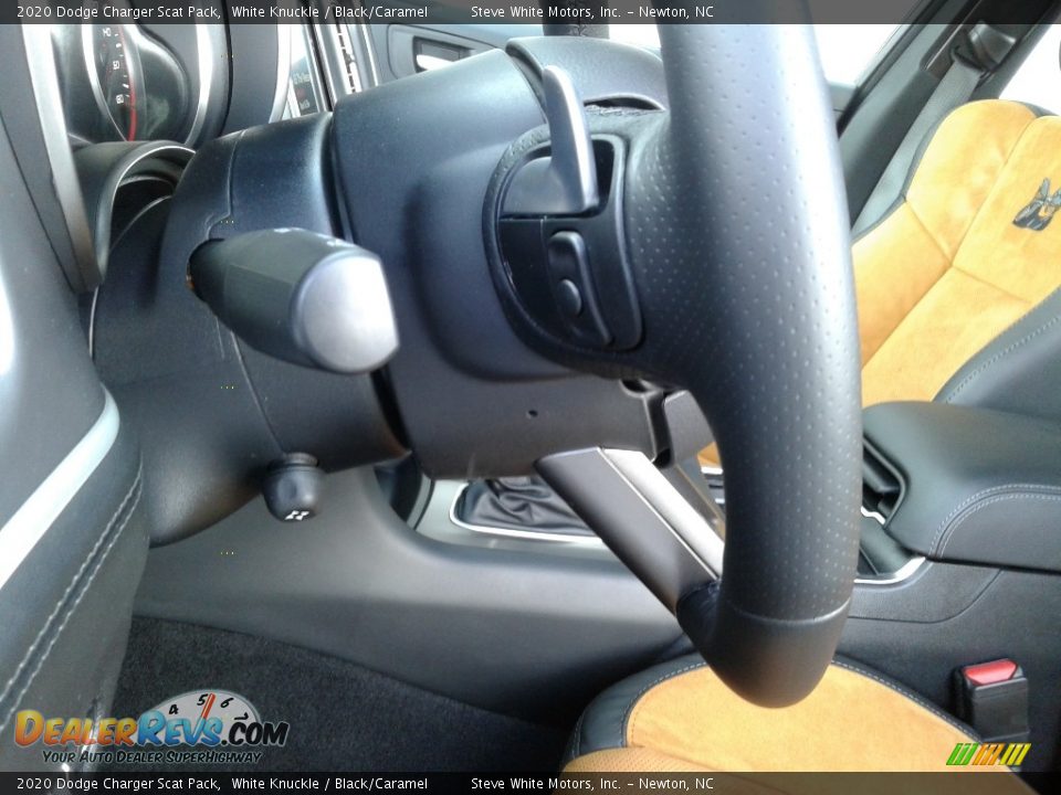 2020 Dodge Charger Scat Pack White Knuckle / Black/Caramel Photo #12