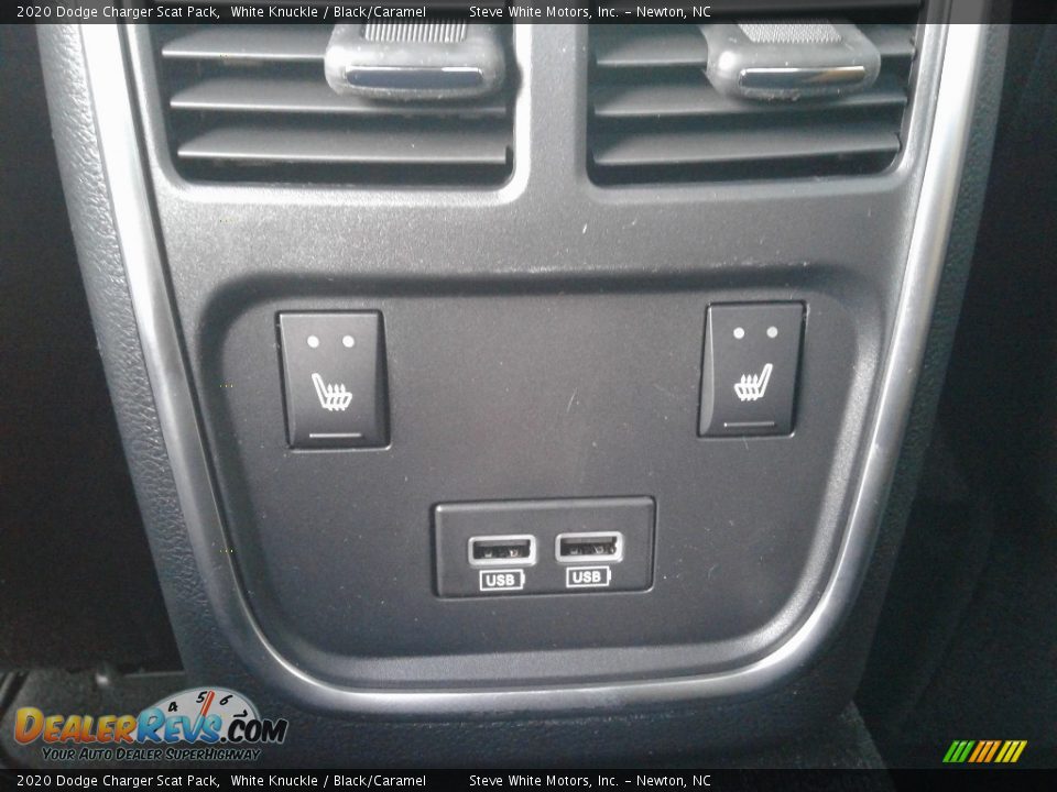 2020 Dodge Charger Scat Pack White Knuckle / Black/Caramel Photo #14