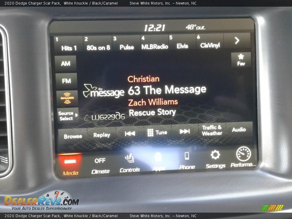 2020 Dodge Charger Scat Pack White Knuckle / Black/Caramel Photo #21