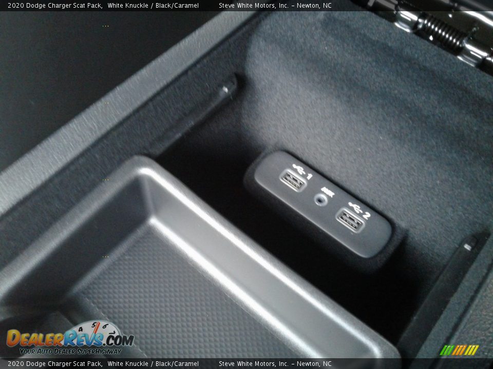 2020 Dodge Charger Scat Pack White Knuckle / Black/Caramel Photo #26