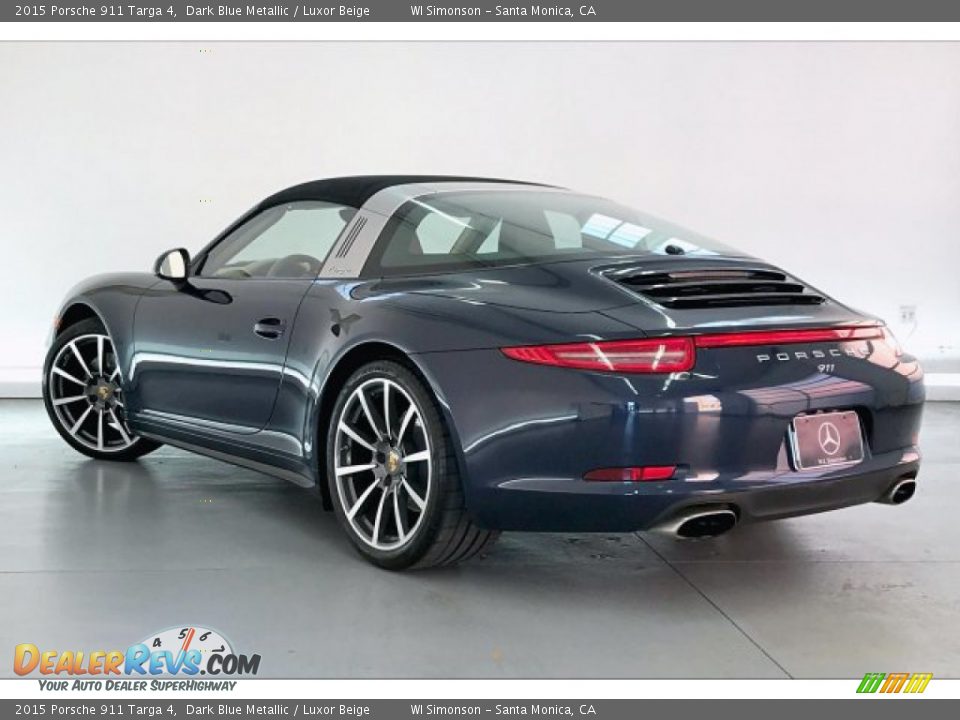 Dark Blue Metallic 2015 Porsche 911 Targa 4 Photo #10