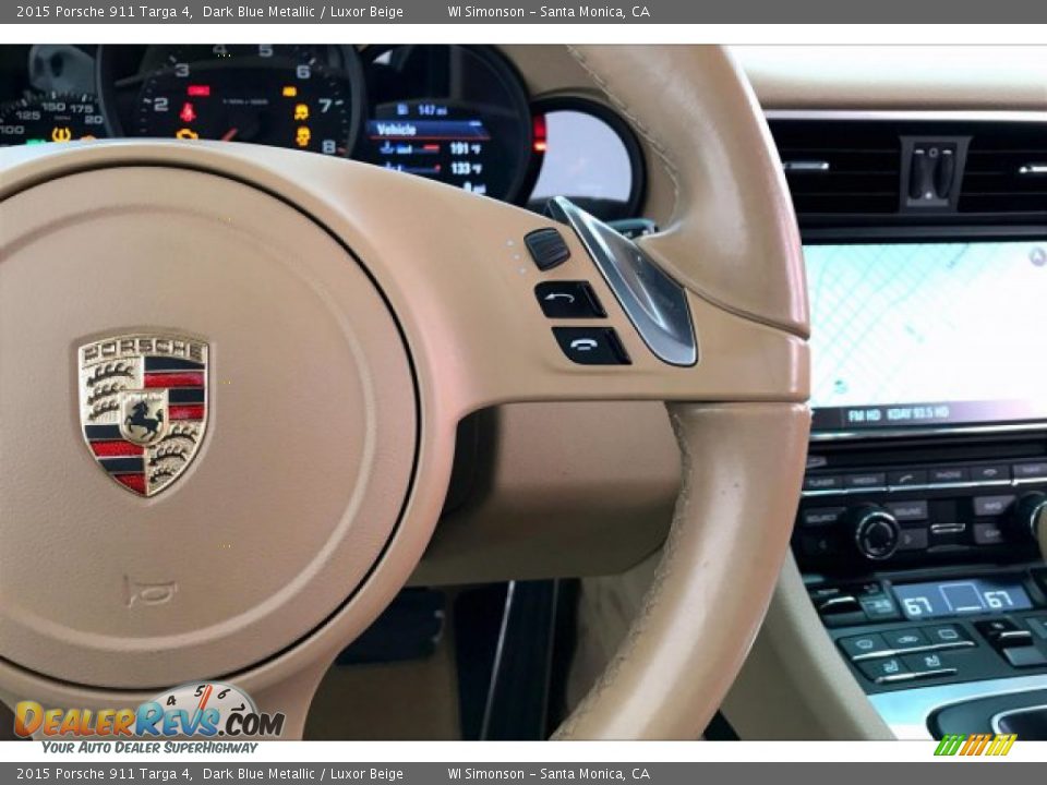 2015 Porsche 911 Targa 4 Steering Wheel Photo #19