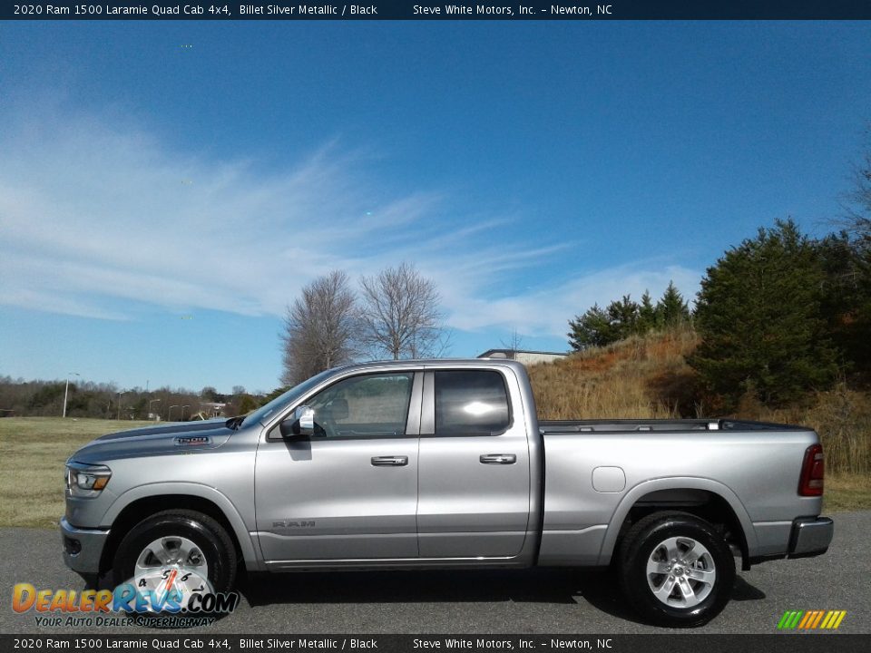 Billet Silver Metallic 2020 Ram 1500 Laramie Quad Cab 4x4 Photo #1