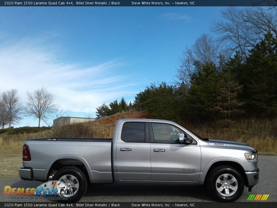 Billet Silver Metallic 2020 Ram 1500 Laramie Quad Cab 4x4 Photo #5