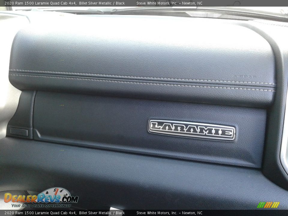2020 Ram 1500 Laramie Quad Cab 4x4 Billet Silver Metallic / Black Photo #21