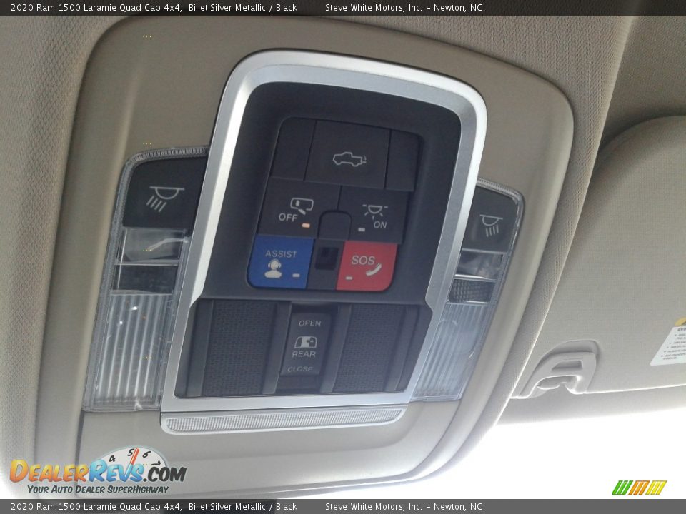 2020 Ram 1500 Laramie Quad Cab 4x4 Billet Silver Metallic / Black Photo #27