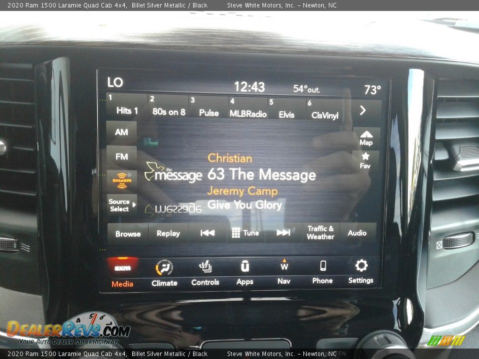 2020 Ram 1500 Laramie Quad Cab 4x4 Billet Silver Metallic / Black Photo #28