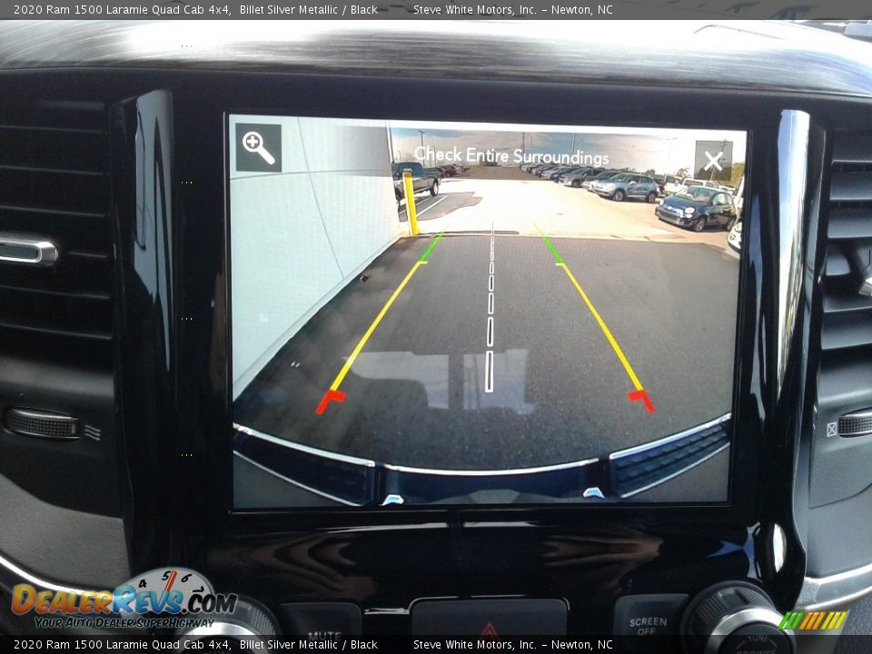 2020 Ram 1500 Laramie Quad Cab 4x4 Billet Silver Metallic / Black Photo #31