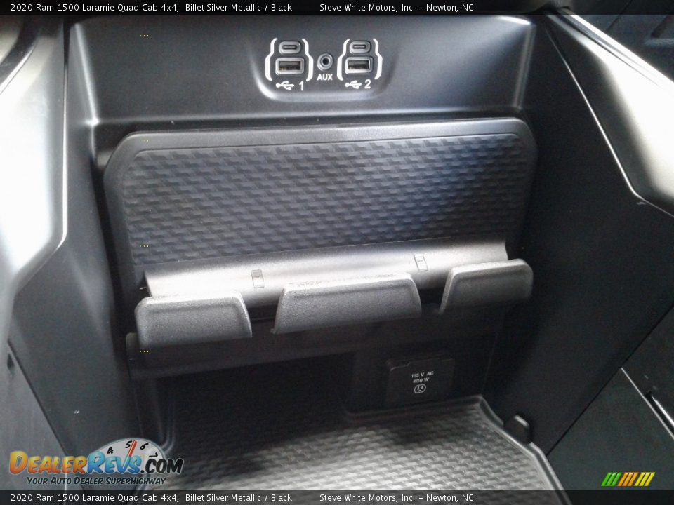 2020 Ram 1500 Laramie Quad Cab 4x4 Billet Silver Metallic / Black Photo #33