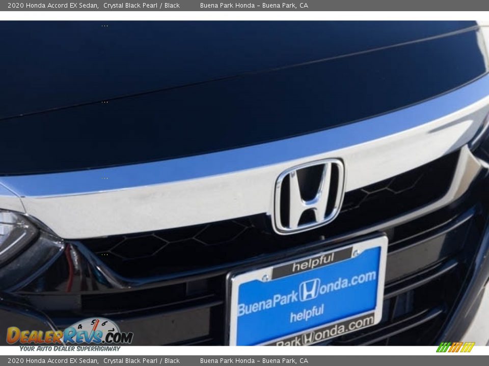 2020 Honda Accord EX Sedan Crystal Black Pearl / Black Photo #4
