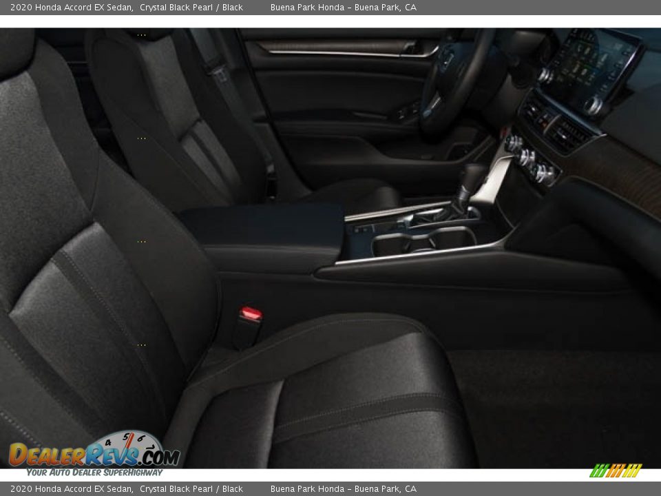 2020 Honda Accord EX Sedan Crystal Black Pearl / Black Photo #36