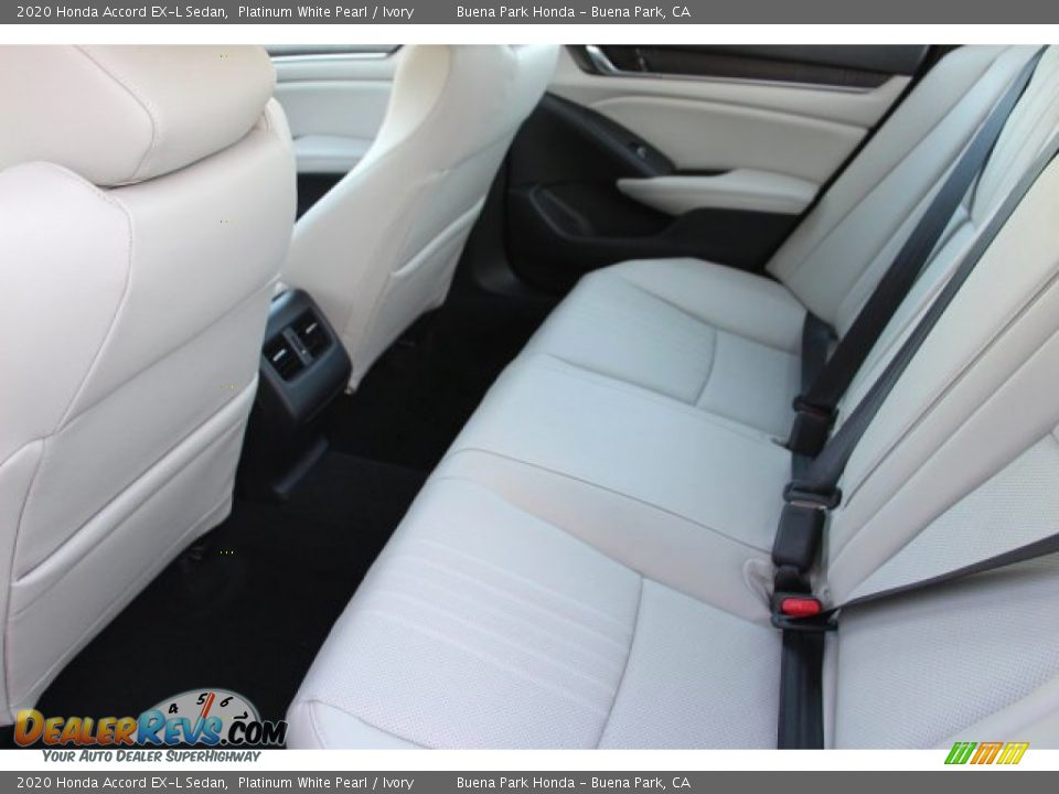 2020 Honda Accord EX-L Sedan Platinum White Pearl / Ivory Photo #10