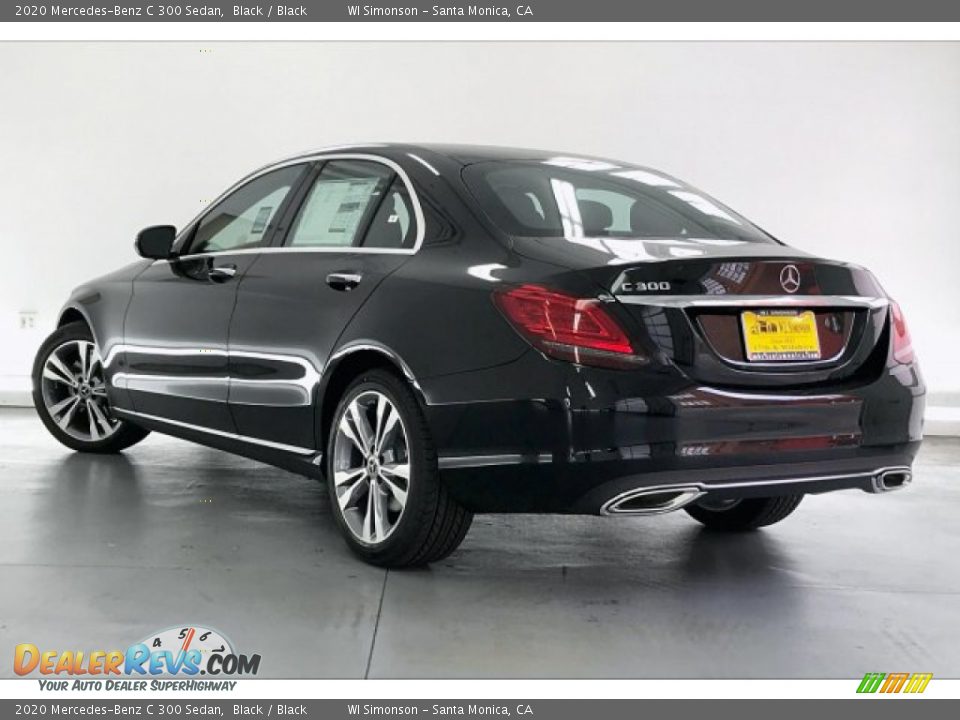 2020 Mercedes-Benz C 300 Sedan Black / Black Photo #2