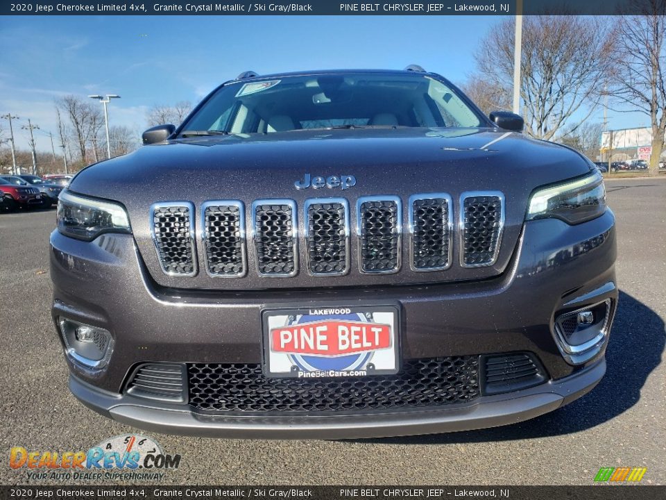 2020 Jeep Cherokee Limited 4x4 Granite Crystal Metallic / Ski Gray/Black Photo #2