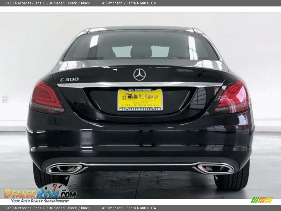 2020 Mercedes-Benz C 300 Sedan Black / Black Photo #3
