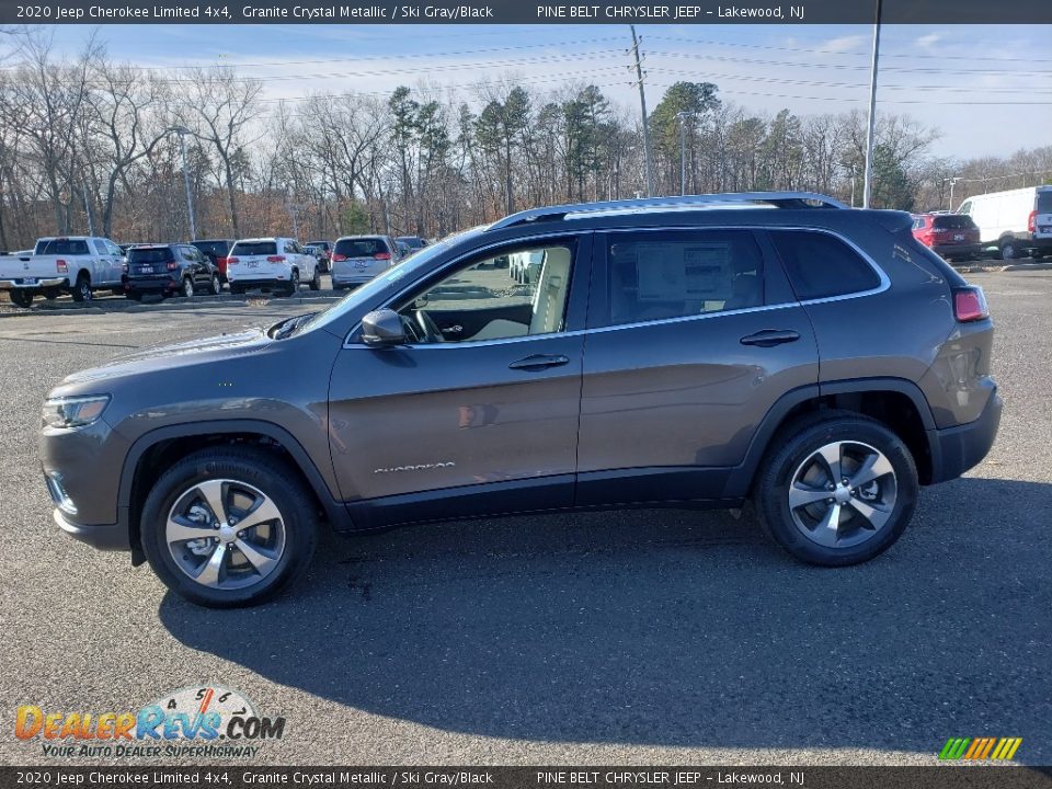 2020 Jeep Cherokee Limited 4x4 Granite Crystal Metallic / Ski Gray/Black Photo #3