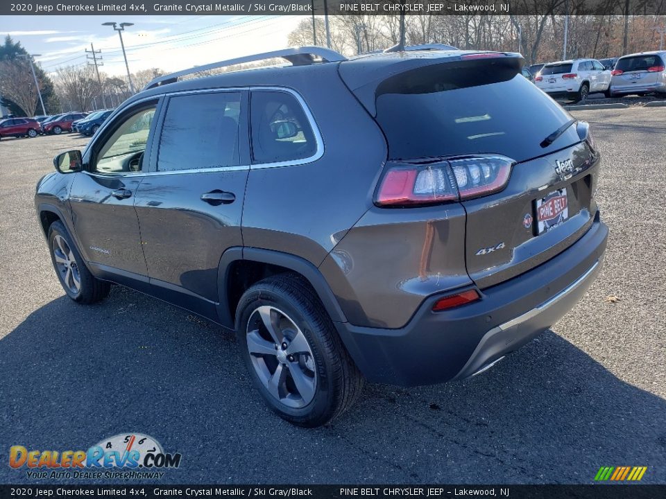 2020 Jeep Cherokee Limited 4x4 Granite Crystal Metallic / Ski Gray/Black Photo #4
