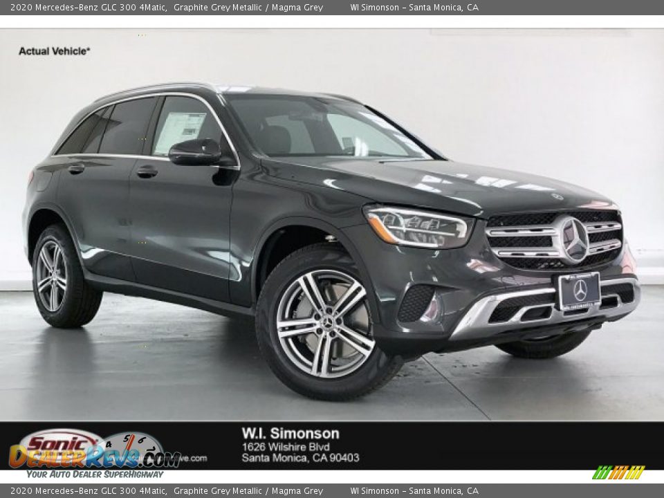 2020 Mercedes-Benz GLC 300 4Matic Graphite Grey Metallic / Magma Grey Photo #1