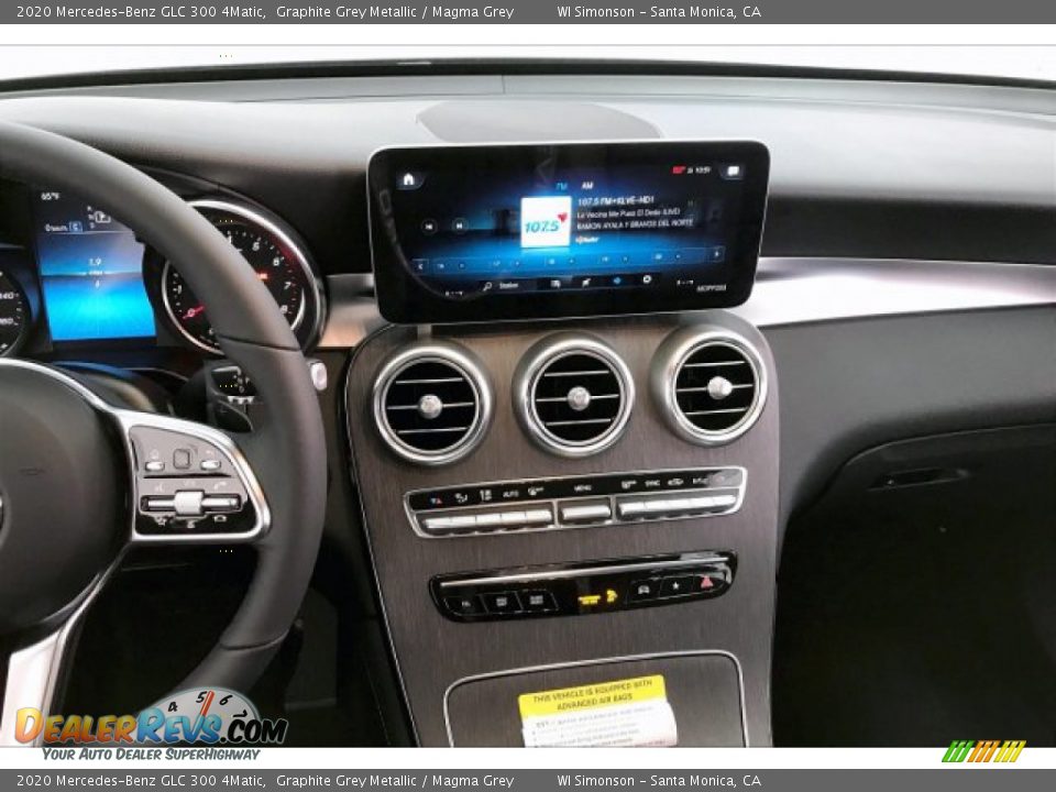 2020 Mercedes-Benz GLC 300 4Matic Graphite Grey Metallic / Magma Grey Photo #6