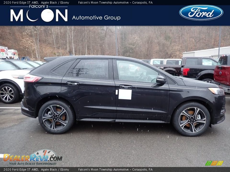 2020 Ford Edge ST AWD Agate Black / Ebony Photo #1