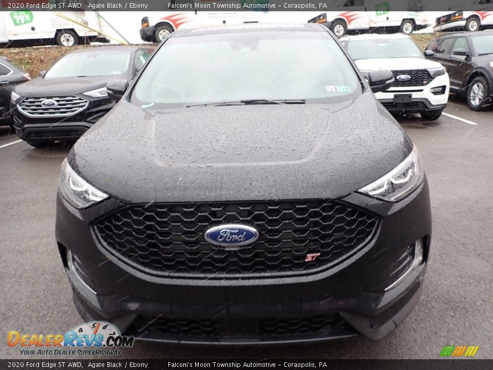 2020 Ford Edge ST AWD Agate Black / Ebony Photo #4