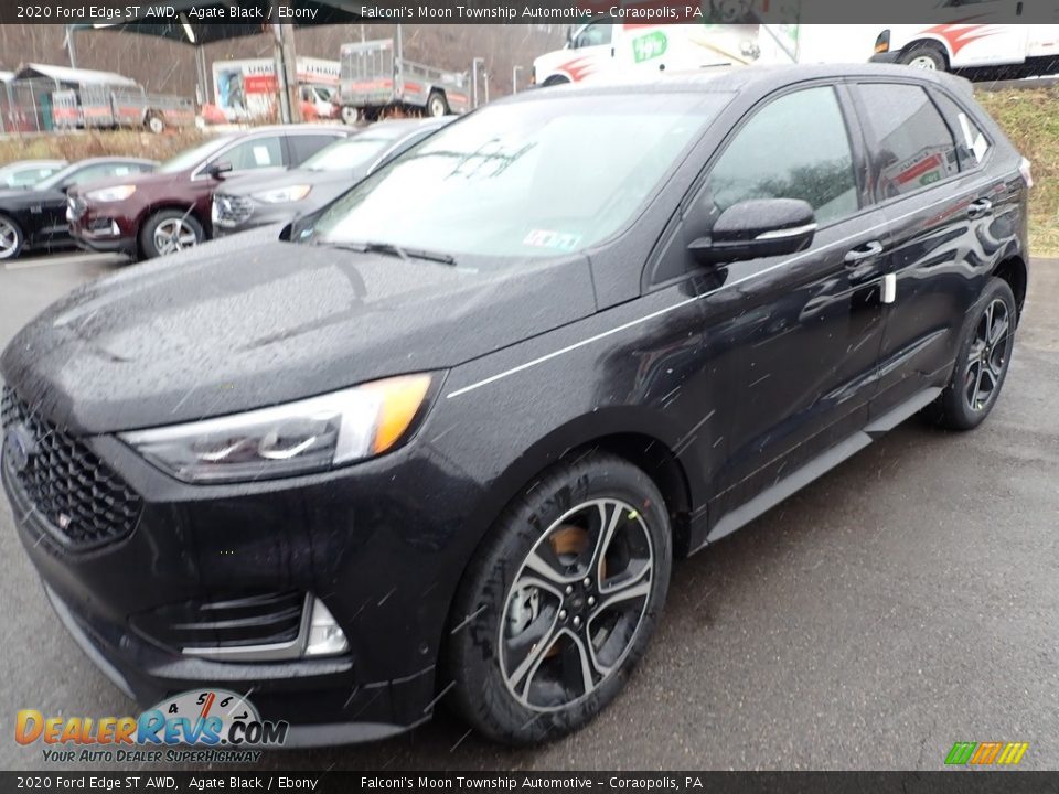 2020 Ford Edge ST AWD Agate Black / Ebony Photo #5