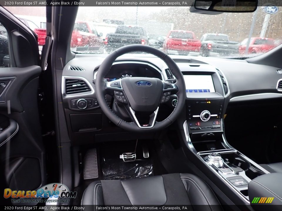 2020 Ford Edge ST AWD Agate Black / Ebony Photo #7