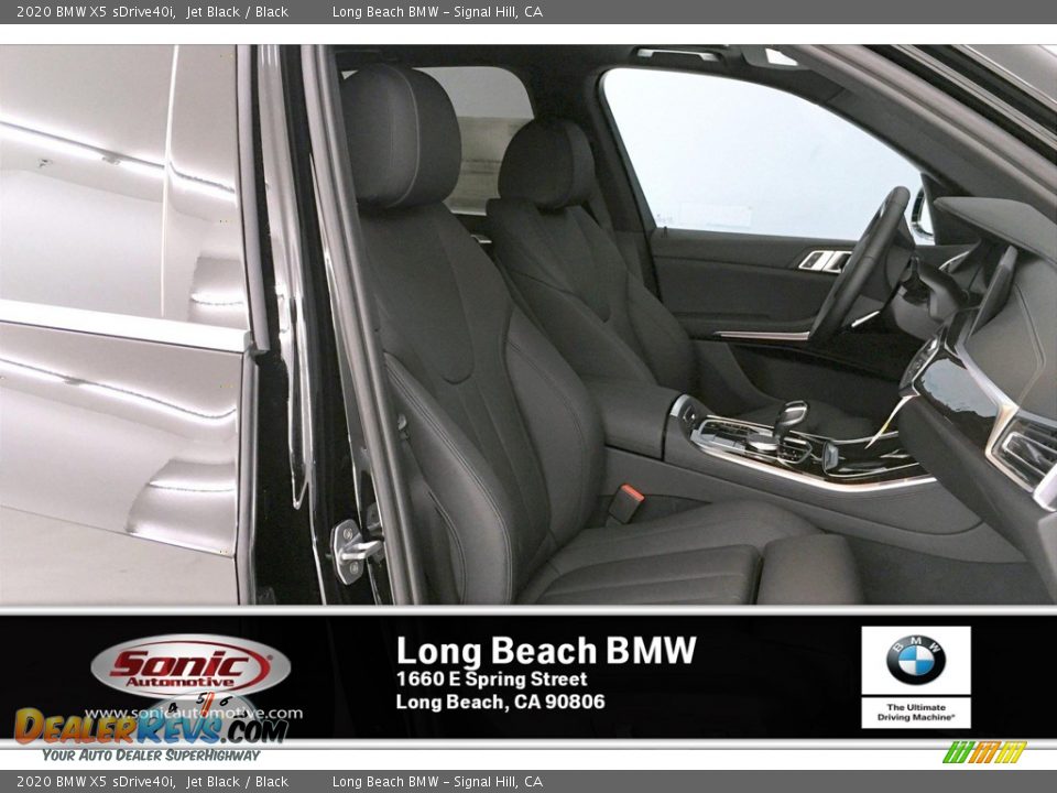 2020 BMW X5 sDrive40i Jet Black / Black Photo #7