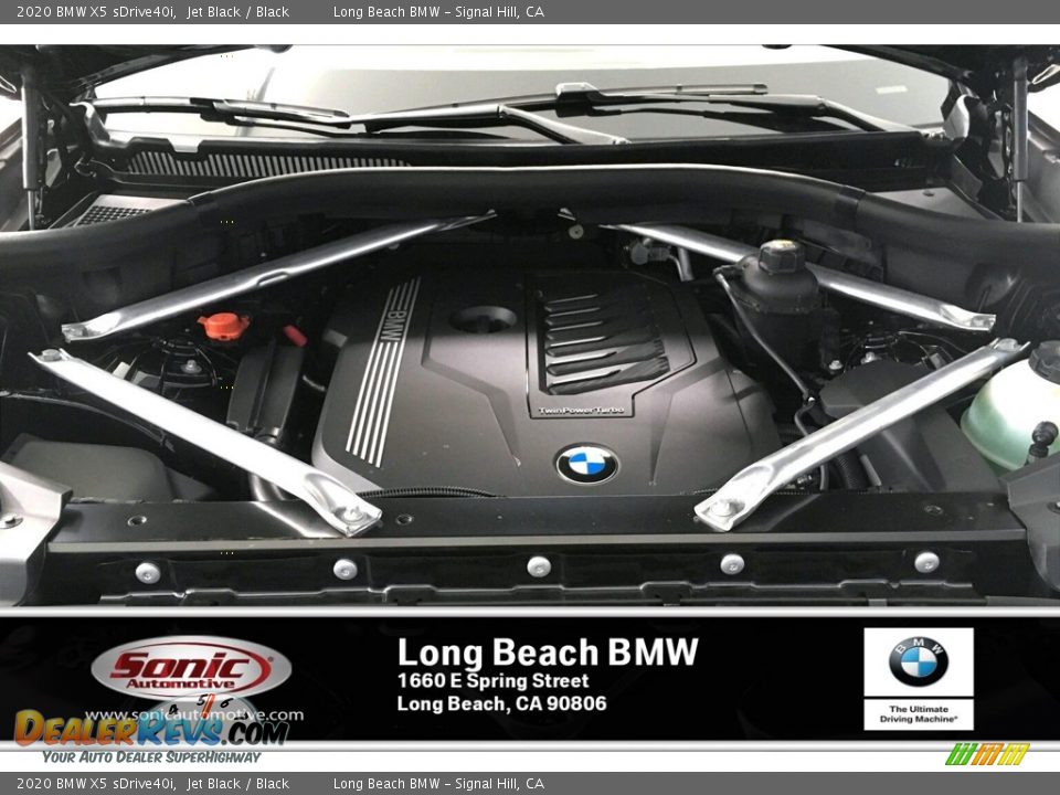 2020 BMW X5 sDrive40i Jet Black / Black Photo #8