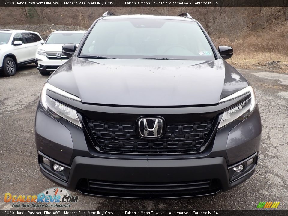 2020 Honda Passport Elite AWD Modern Steel Metallic / Gray Photo #6