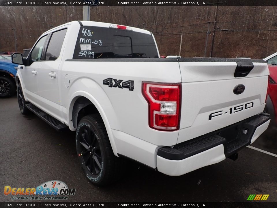 2020 Ford F150 XLT SuperCrew 4x4 Oxford White / Black Photo #3