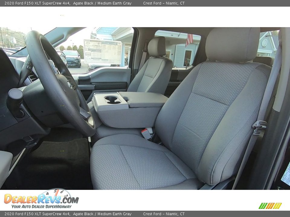 2020 Ford F150 XLT SuperCrew 4x4 Agate Black / Medium Earth Gray Photo #11