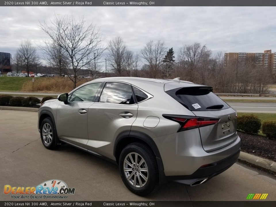 2020 Lexus NX 300 AWD Atomic Silver / Rioja Red Photo #5