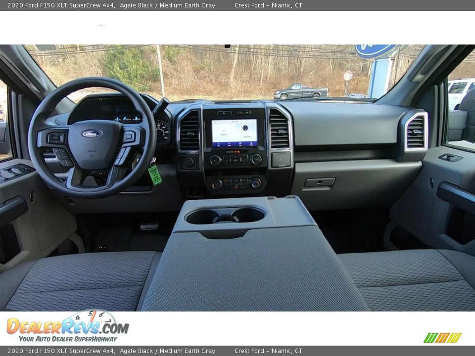 2020 Ford F150 XLT SuperCrew 4x4 Agate Black / Medium Earth Gray Photo #18
