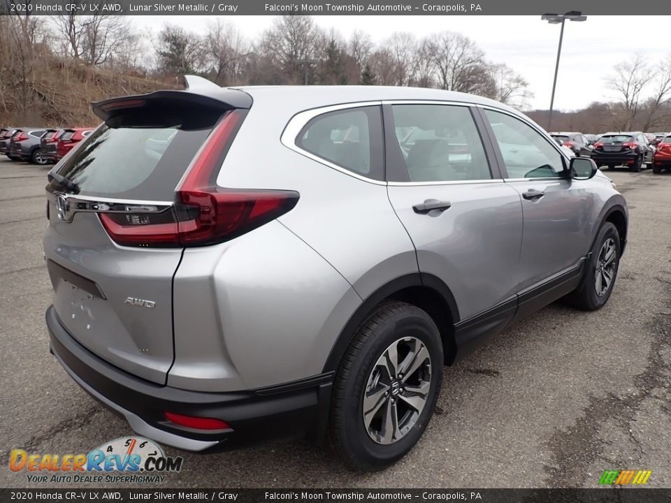 2020 Honda CR-V LX AWD Lunar Silver Metallic / Gray Photo #5