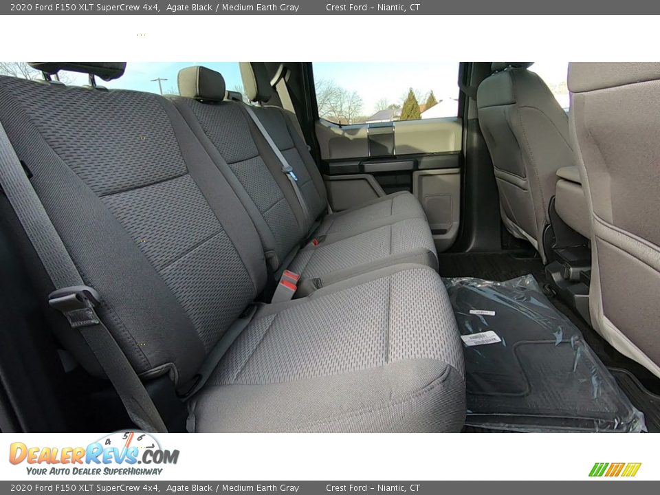 2020 Ford F150 XLT SuperCrew 4x4 Agate Black / Medium Earth Gray Photo #22