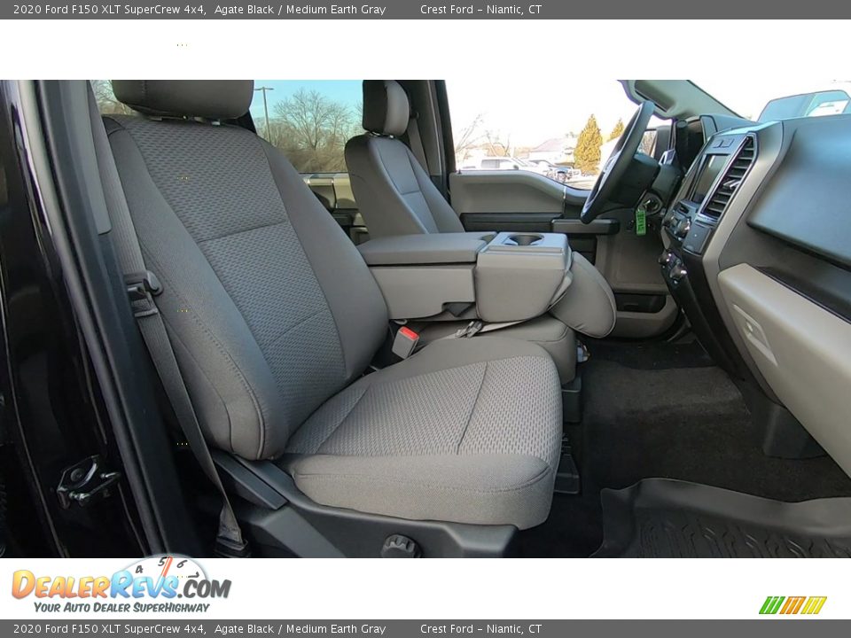 2020 Ford F150 XLT SuperCrew 4x4 Agate Black / Medium Earth Gray Photo #23