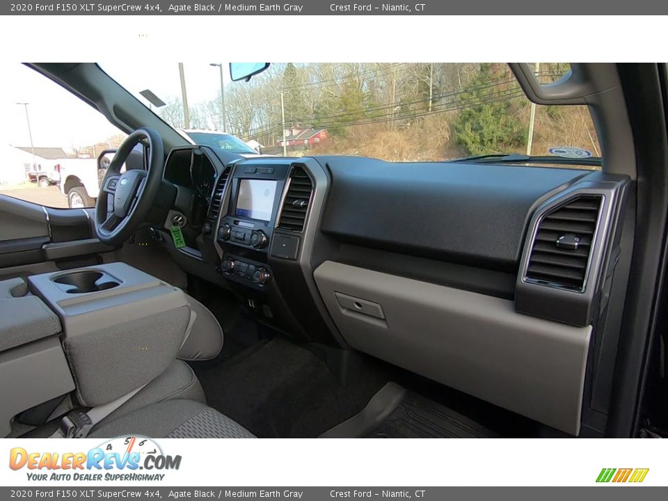 2020 Ford F150 XLT SuperCrew 4x4 Agate Black / Medium Earth Gray Photo #24