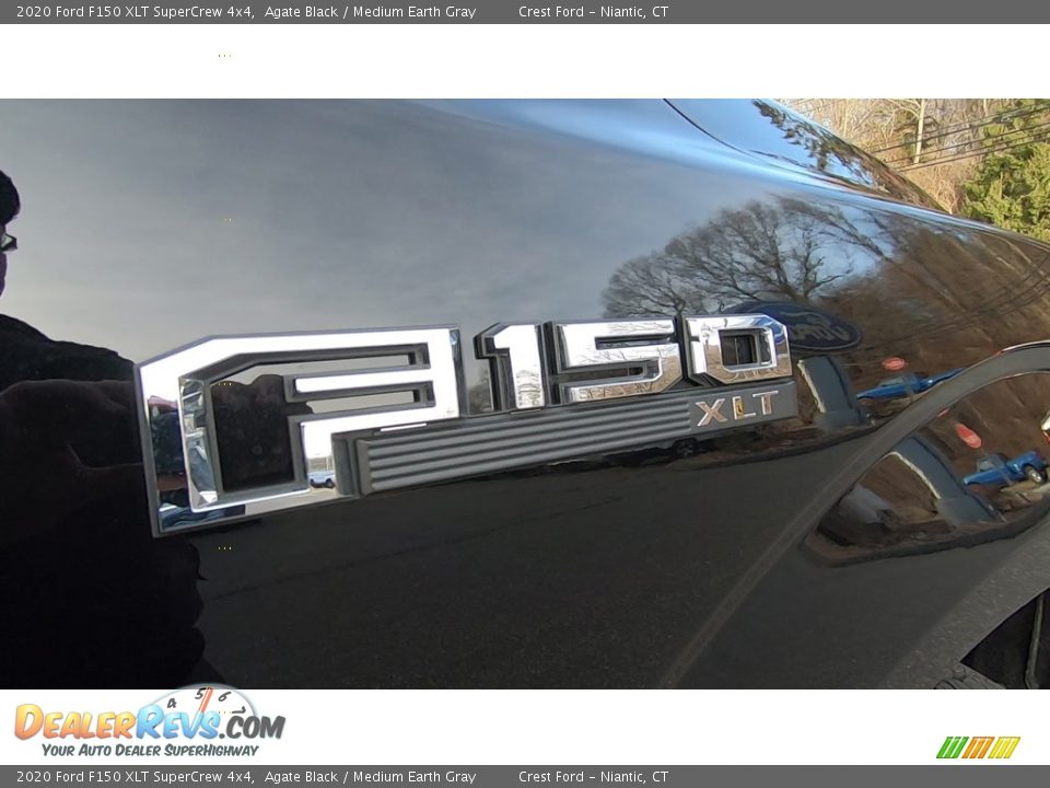 2020 Ford F150 XLT SuperCrew 4x4 Agate Black / Medium Earth Gray Photo #25
