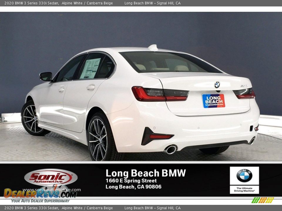 2020 BMW 3 Series 330i Sedan Alpine White / Canberra Beige Photo #2