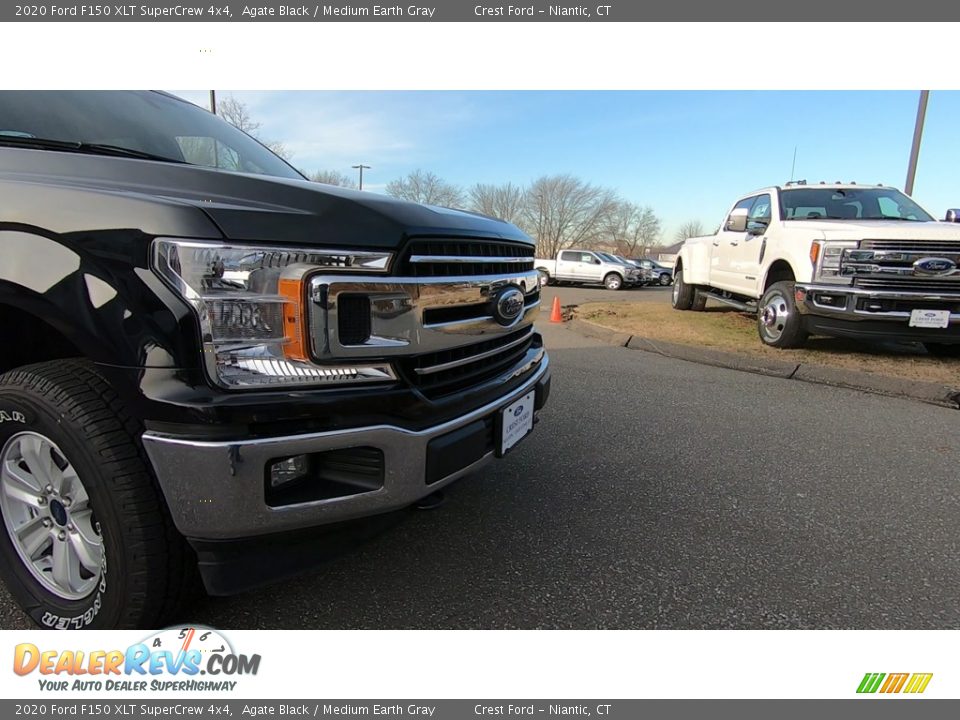 2020 Ford F150 XLT SuperCrew 4x4 Agate Black / Medium Earth Gray Photo #27
