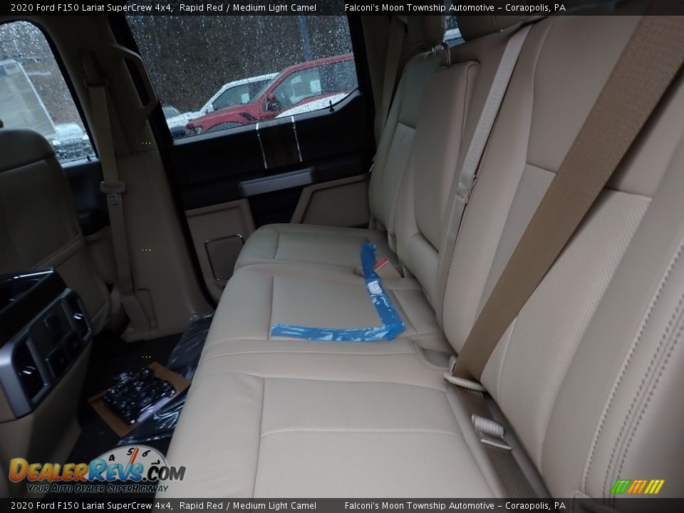 2020 Ford F150 Lariat SuperCrew 4x4 Rapid Red / Medium Light Camel Photo #8