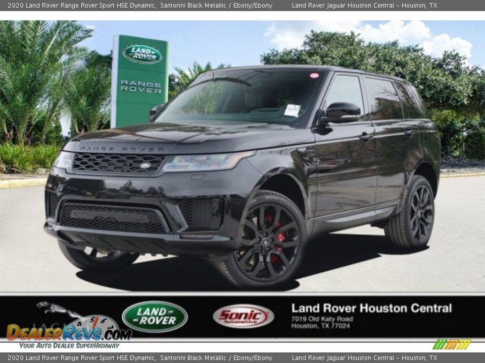 2020 Land Rover Range Rover Sport HSE Dynamic Santorini Black Metallic / Ebony/Ebony Photo #1