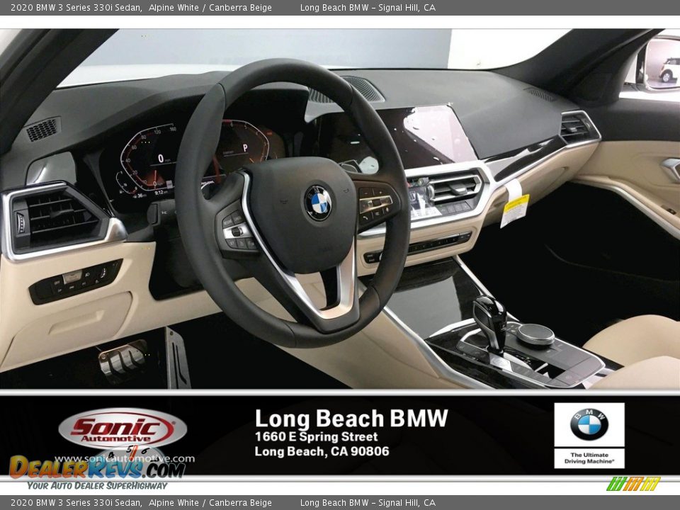 2020 BMW 3 Series 330i Sedan Alpine White / Canberra Beige Photo #4