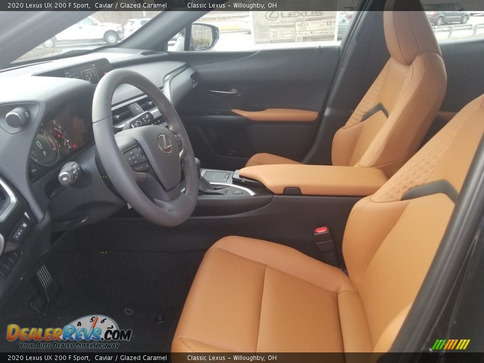 Glazed Caramel Interior - 2020 Lexus UX 200 F Sport Photo #2