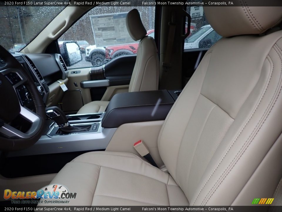 Front Seat of 2020 Ford F150 Lariat SuperCrew 4x4 Photo #10