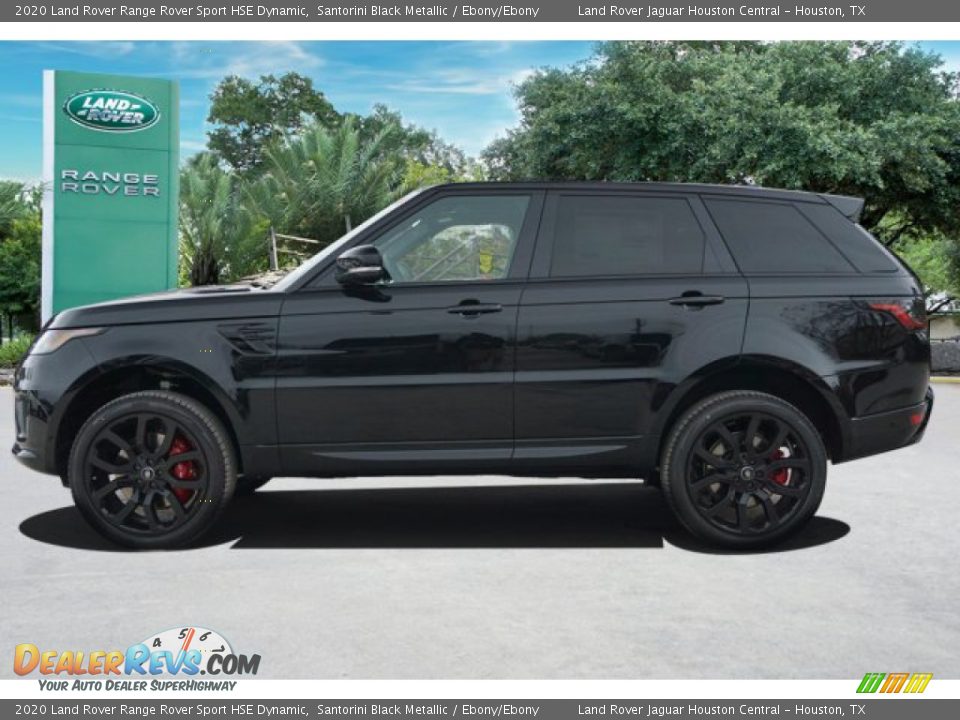 2020 Land Rover Range Rover Sport HSE Dynamic Santorini Black Metallic / Ebony/Ebony Photo #3